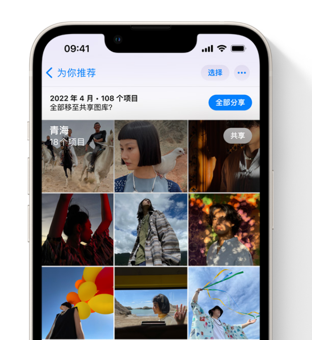 泸州苹果维修网点分享在 iPhone 上使用共享图库 