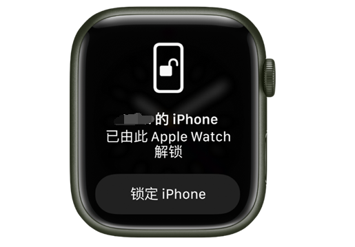 泸州苹果手机维修分享用 AppleWatch 解锁配备面容 ID 的 iPhone方法 