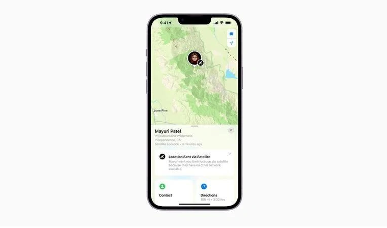 泸州苹果14维修分享iPhone14系列中 FindMy功能通过卫星分享位置方法教程 