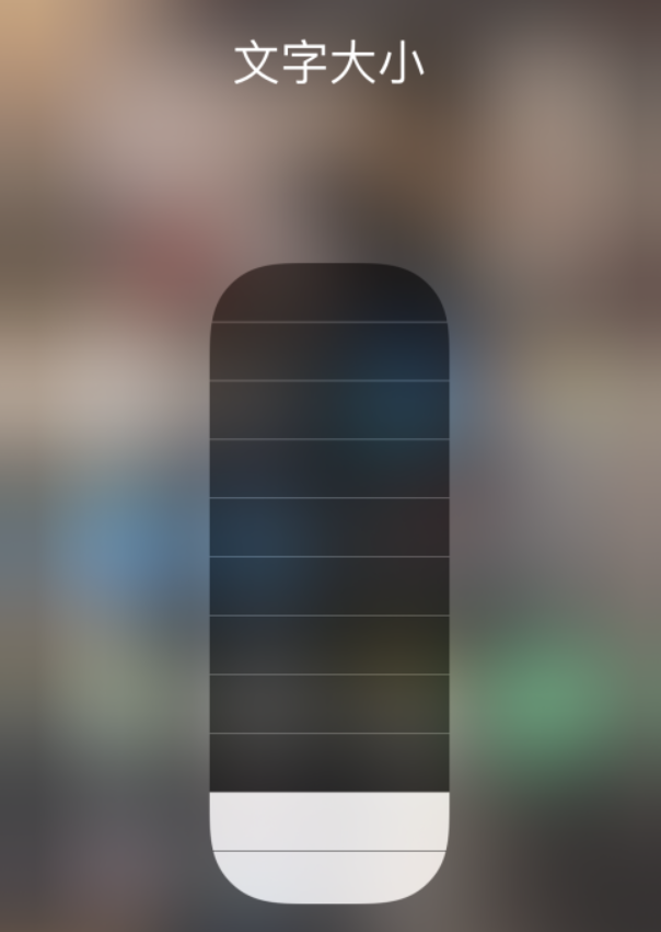 泸州苹果手机维修分享小技巧：在 iPhone 控制中心快速调节字体大小 