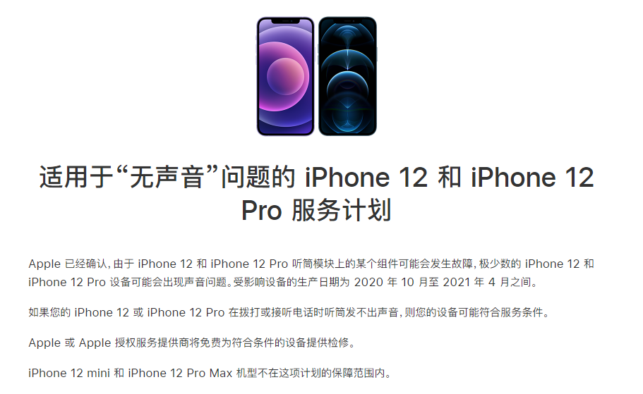 泸州苹果手机维修分享iPhone 12/Pro 拨打或接听电话时无声音怎么办 